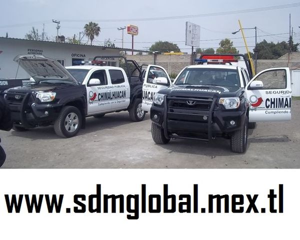EQUIPAMIENTO  PATRULLAS SUBSEMUN TORRETA SIRENA BOCINA PARA PATRULLAS TIPO SUBSEMUN PARA LA POLICIA MUNICIPAL ESTATAL Y FEDERAL SDM GLOBAL MEXICO TODO EN SEGURIDAD