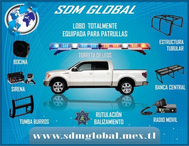 CONVERSIÓN EQUIPAMIENTO PATRULLAS AMBULANCIAS VENTA UNIFORMES PARA POLICÍA EQUIPO TORRETA MARCA WHELEN MEXICO SDM GLOBAL UNIDADES MÓVILES TODO PATRULLAS