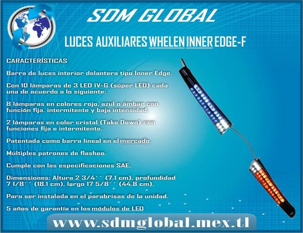 CONVERSIÓN EQUIPAMIENTO PATRULLAS AMBULANCIAS VENTA UNIFORMES PARA POLICÍA EQUIPO TORRETA MARCA WHELEN MEXICO SDM GLOBAL UNIDADES MÓVILES TODO PATRULLAS