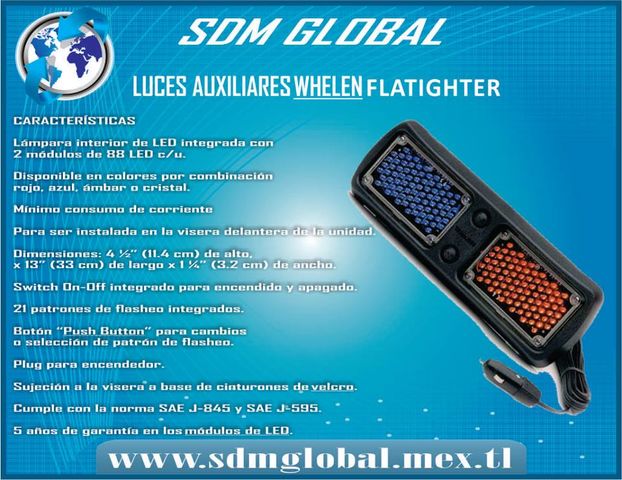 CONVERSIÓN EQUIPAMIENTO PATRULLAS AMBULANCIAS VENTA UNIFORMES PARA POLICÍA EQUIPO TORRETA MARCA WHELEN MEXICO SDM GLOBAL UNIDADES MÓVILES TODO PATRULLAS